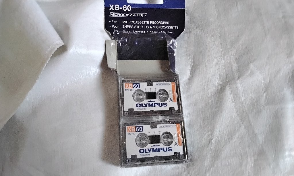 Olympus MC-60 Microcassettes XB-60 Nieuw in verpakking, Overige genres, 1 bandje, Ophalen of Verzenden, Nieuw in verpakking