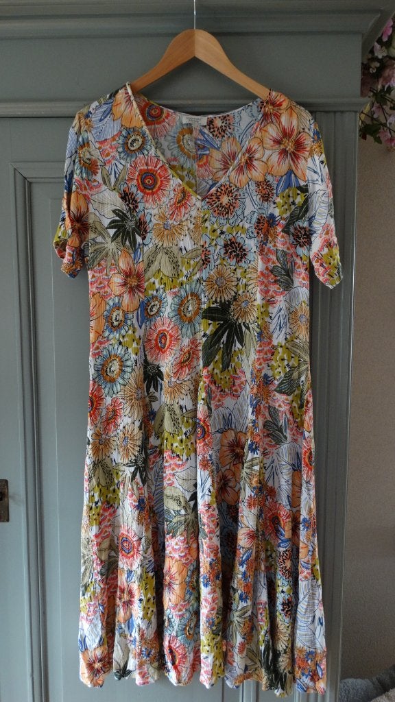 Orientique zomerjurkje in vrolijke kleuren, maat 44, Overige kleuren, Verzenden, Maat 42/44 (L), Orientique