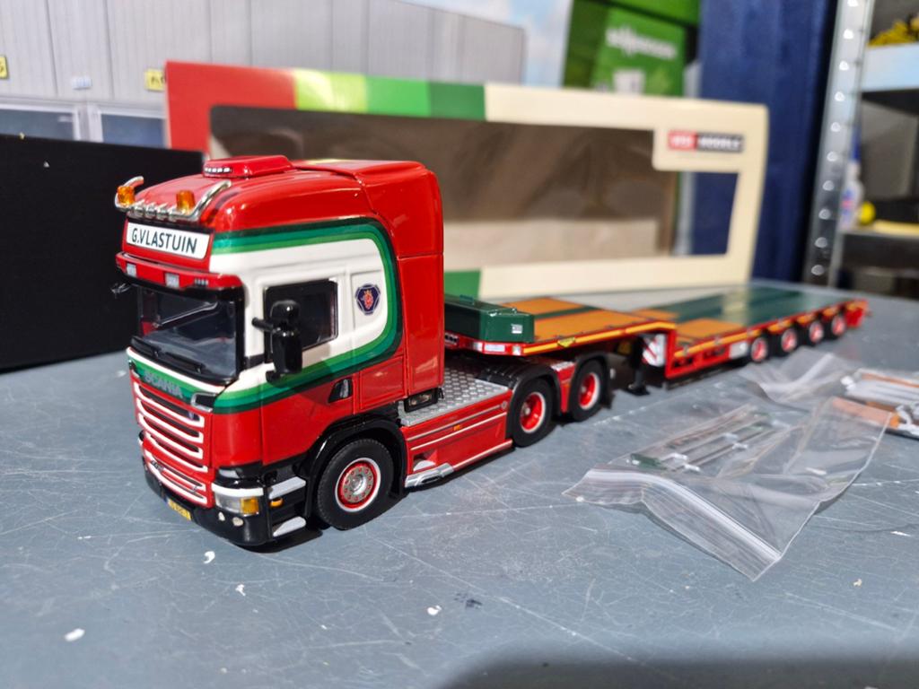 Scania streamline topline 6x4 vlastuin wsi, Hobby en Vrije tijd, Modelauto's | 1:50, Ophalen of Verzenden, Zo goed als nieuw, Bus of Vrachtwagen