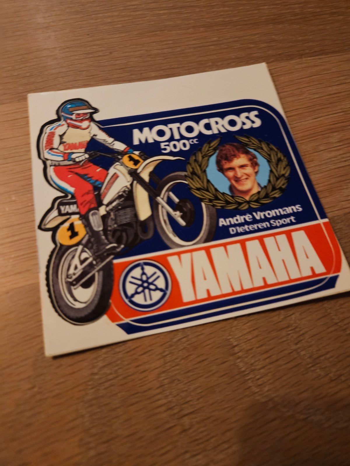 Motorcross 500 cc Andre Vromans Yamaha, Ophalen of Verzenden