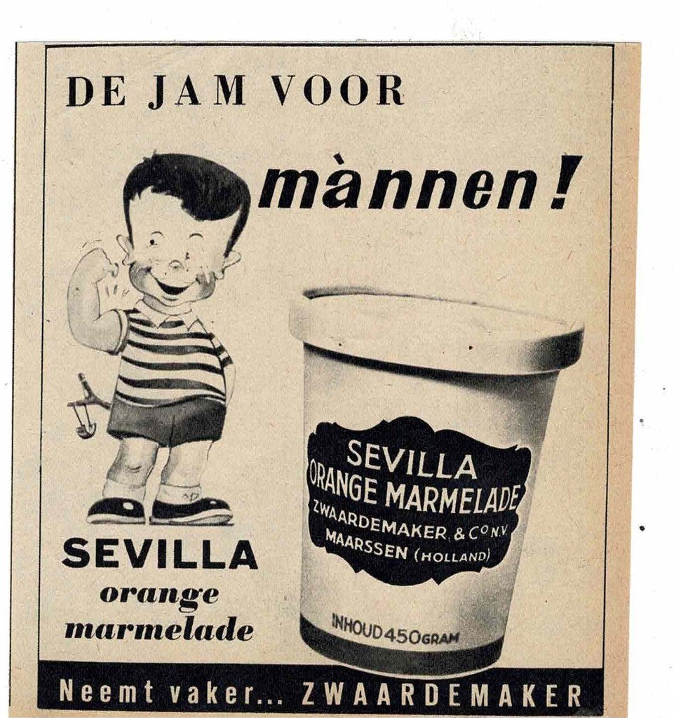 De Jam voor mannen ! ZWAARDEMAKER MAARSSEN 1950, Verzenden, Zo goed als nieuw, Overige typen