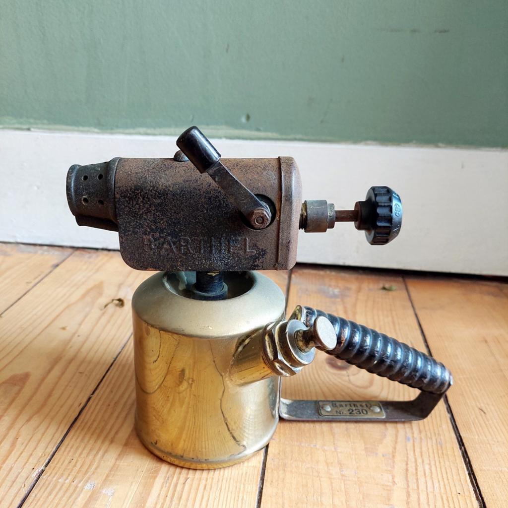Lucky Vintage Antieke Barthel Soldeerbrander - Koper & IJzer, Ophalen of Verzenden