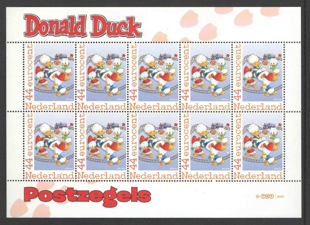 Postzegels Donald Duck, Ontdek Duckstad: Vel 4, Ophalen of Verzenden, Na 1940, Postfris