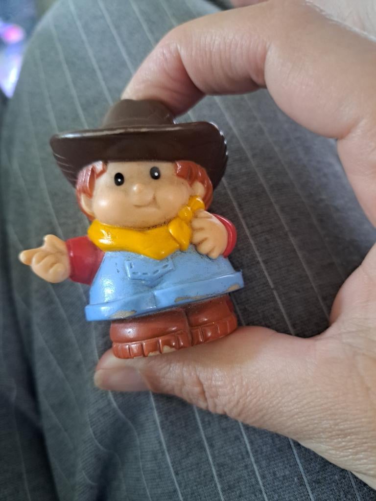 Vintage Fisher-Price Little People Boer Figuur, Kinderen en Baby's, Ophalen of Verzenden, Gebruikt