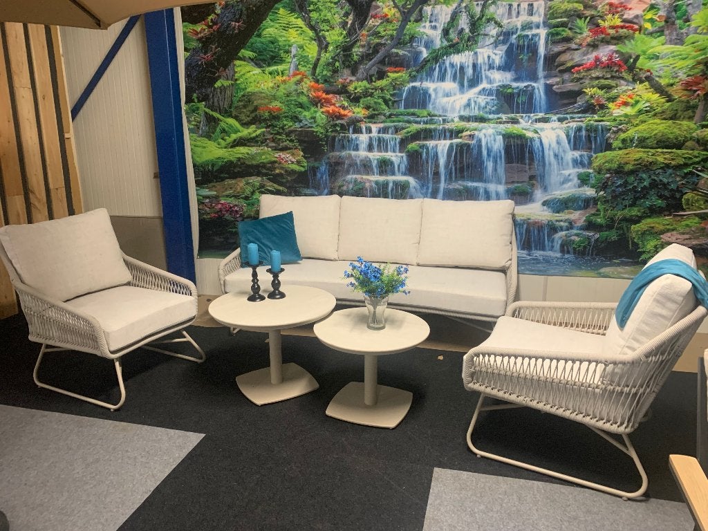 Loungeset Ibiza, Tuin en Terras, Tuinsets en Loungesets, Ophalen, 5 zitplaatsen, Bank, Nieuw
