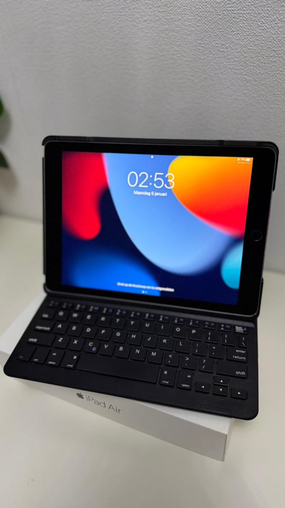 Apple iPad Air 2 16GB  Gray + Gratis Bluetooth Toetsenbord, Computers en Software, Apple iPads, 10 inch, Apple iPad Air, Ophalen of Verzenden