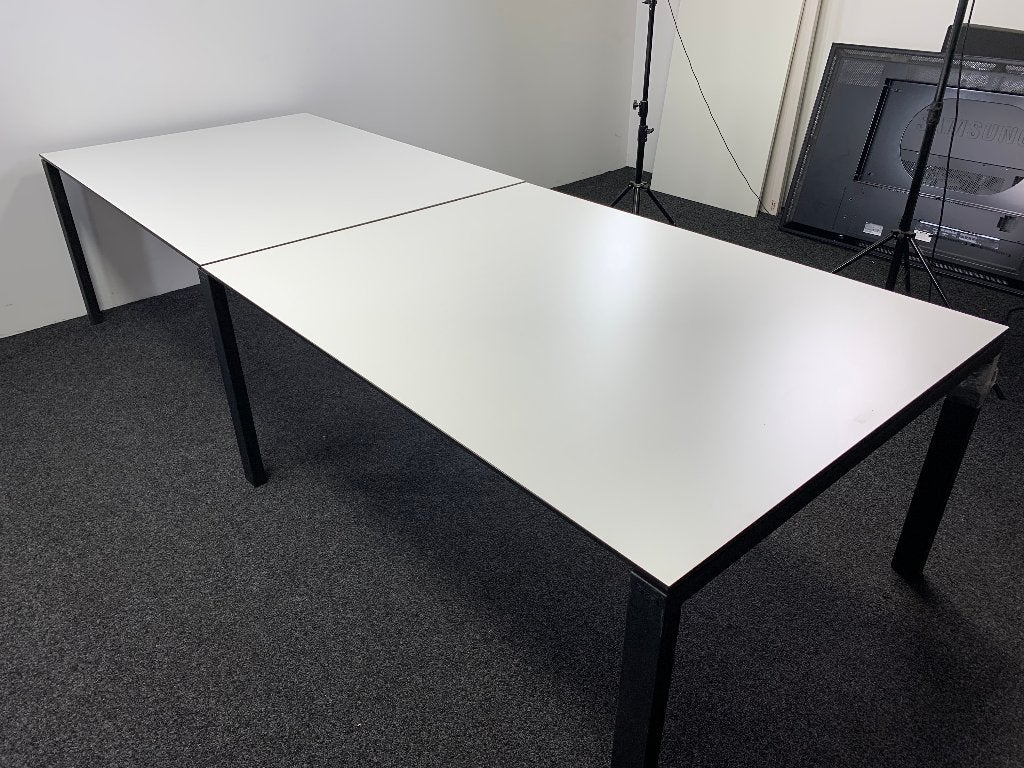 Gispen Vergadertafel 74x320x120 cm Wit Blad 23008, Ophalen
