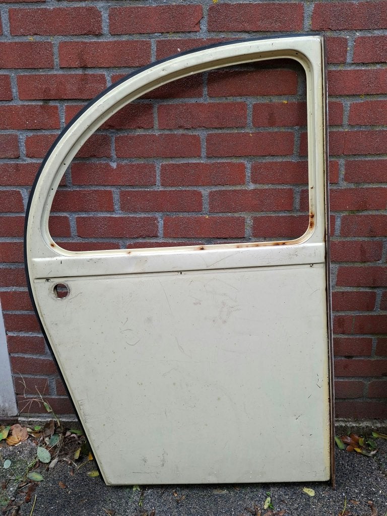 Achterdeuren, achterklep en zijschotjes voor Citroën 2CV, Ophalen, Gebruikt, Citroën, Deur