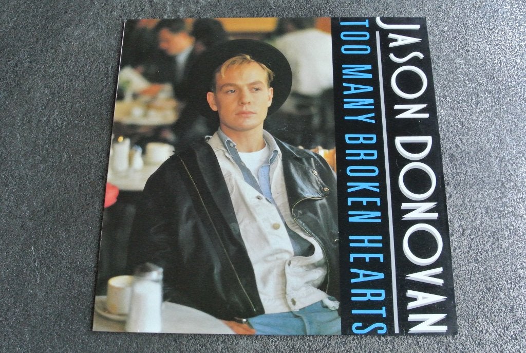 Jason Donovan – Too Many Broken Hearts (12"), Ophalen of Verzenden, Zo goed als nieuw, 12 inch, Pop