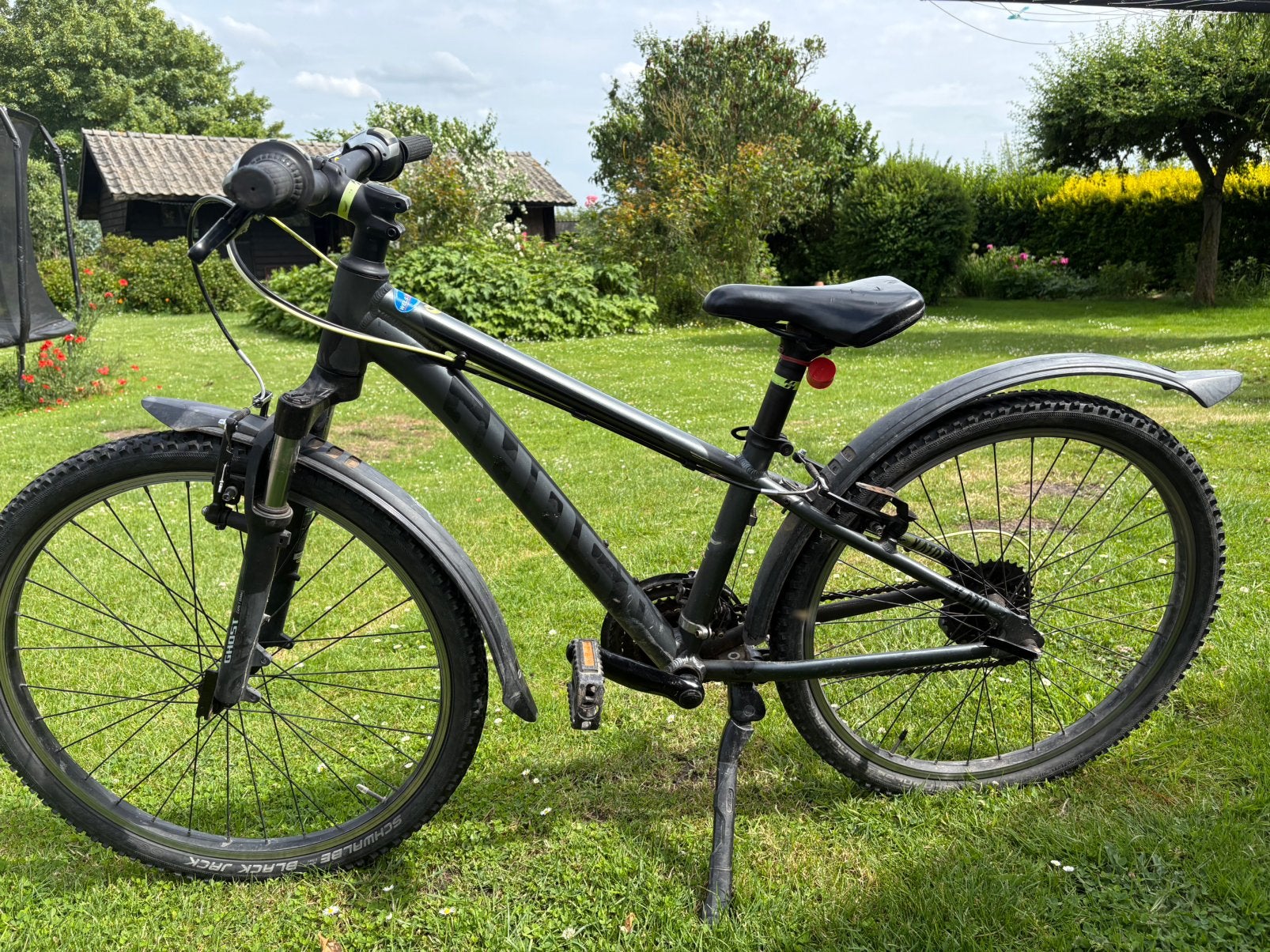 Ghost Kinderfiets 24 inch, Ophalen, Velgrem, Handrem, Gebruikt