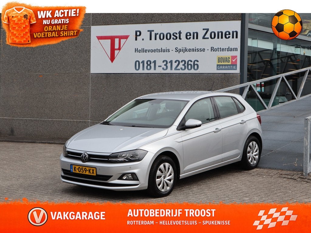 Volkswagen Polo 1.0 TSI Comfortline Nederlandse auto! Adapti, Auto's, Volkswagen, Voorwielaandrijving, 12 maanden, Gebruikt, 580 kg