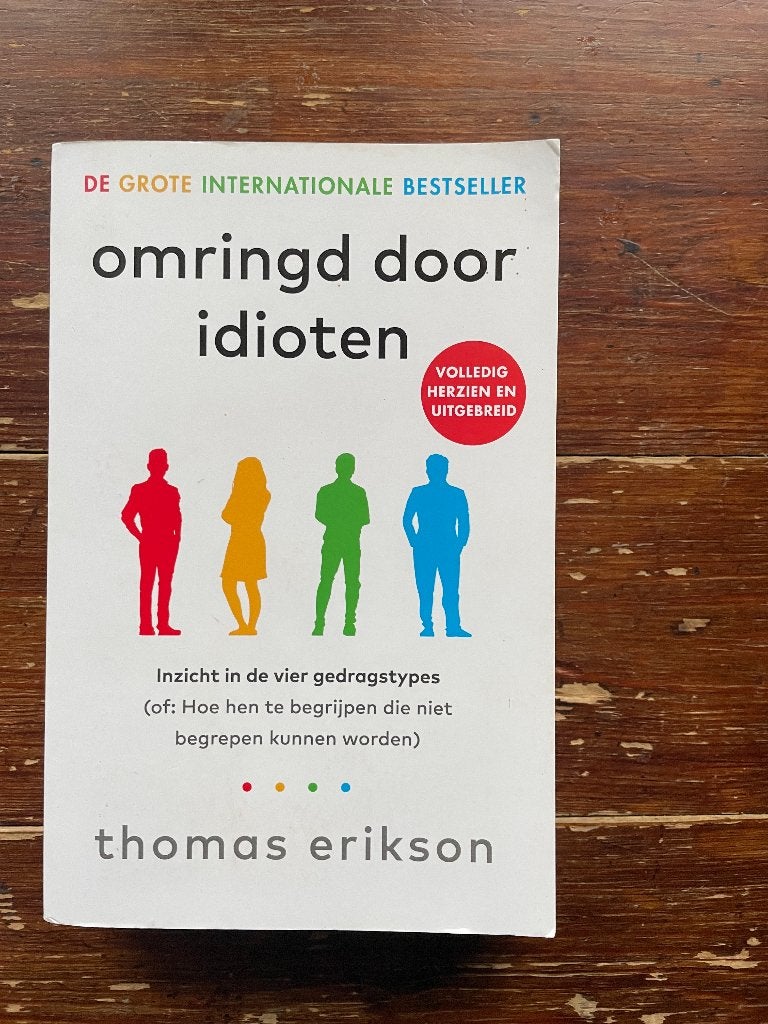 Thomas Erikson Omringd door idioten 2025 nieuw, Boeken, Thomas Erikson, Nieuw, Ophalen of Verzenden, Ontwikkelingspsychologie