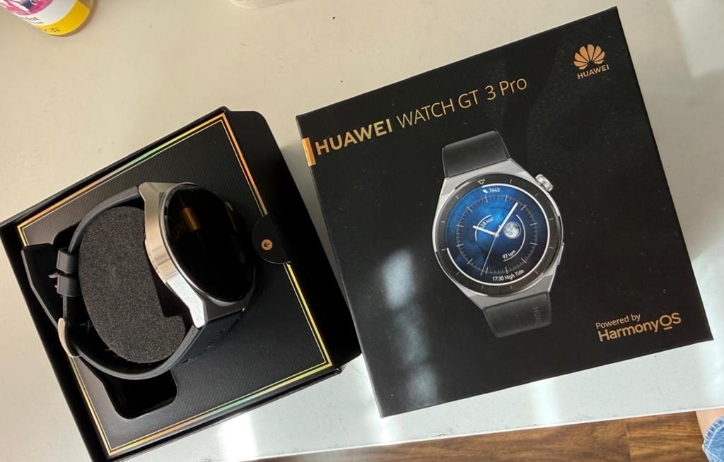 HUAWEI WATCH GT 3 Pro - Zo goed als nieuw, Sieraden, Tassen en Uiterlijk, Smartwatches, Ophalen, Hartslag, Zo goed als nieuw, Waterdicht