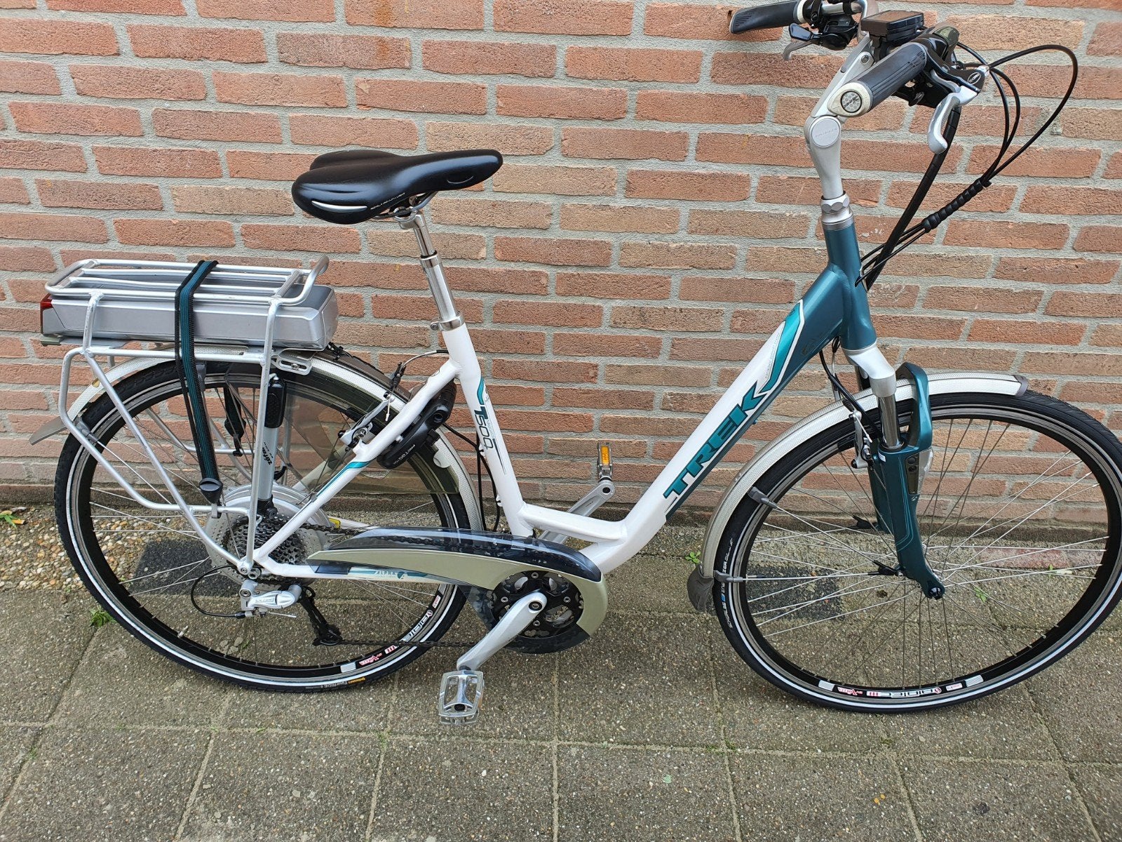 Trek Navigator T500 E-bike ZGAN aluminium hybride, Overige merken, Velgrem, 47 tot 50 cm, Versnellingen