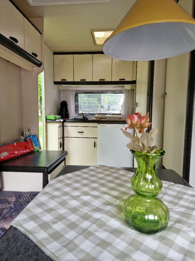 Hobby caravan 10 A, Caravans en Kamperen, Rondzit, Hobby, Dwarsbed, Tot en met 2