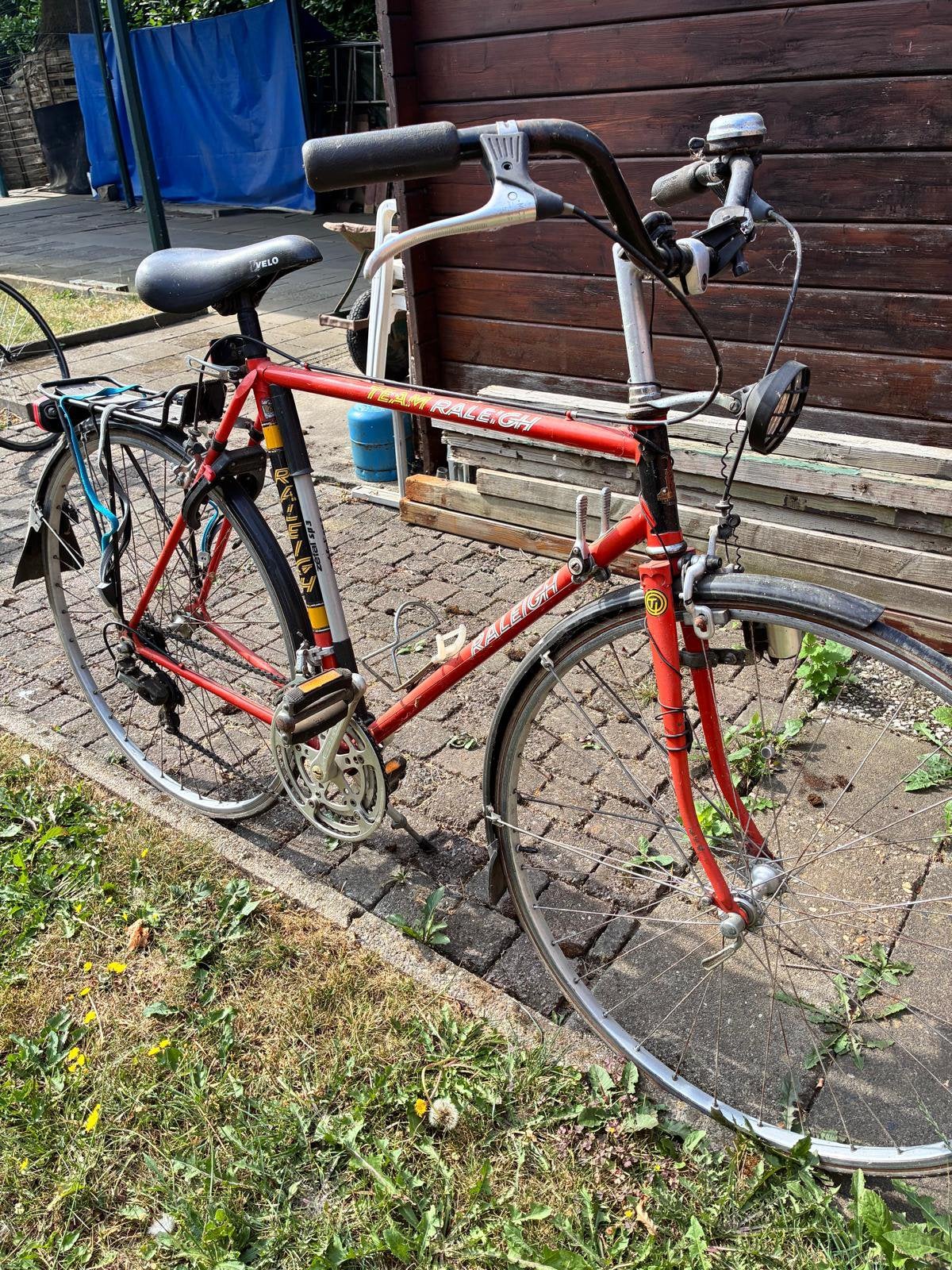 Heren fiets, Ophalen