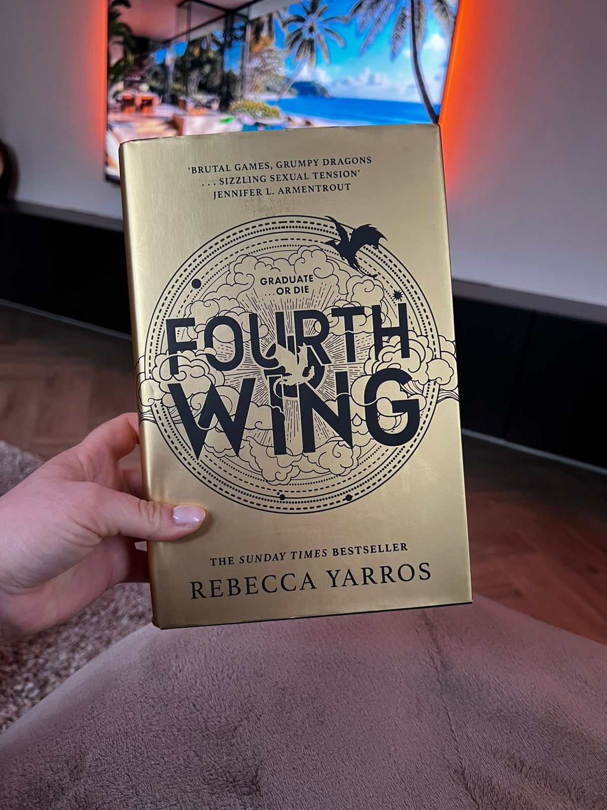 Fourth Wing by Rebacca Yarros - English Version, Boeken, Ophalen of Verzenden, Zo goed als nieuw