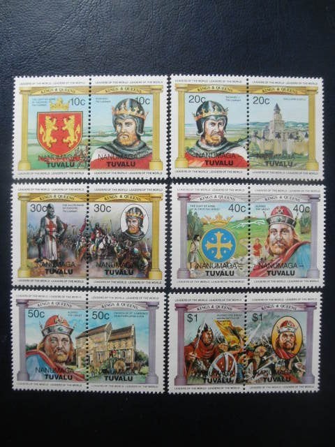 Postzegels Tuvalu 1984 Engelse koningen cw € 11,- pf (1), Ophalen of Verzenden, Postfris