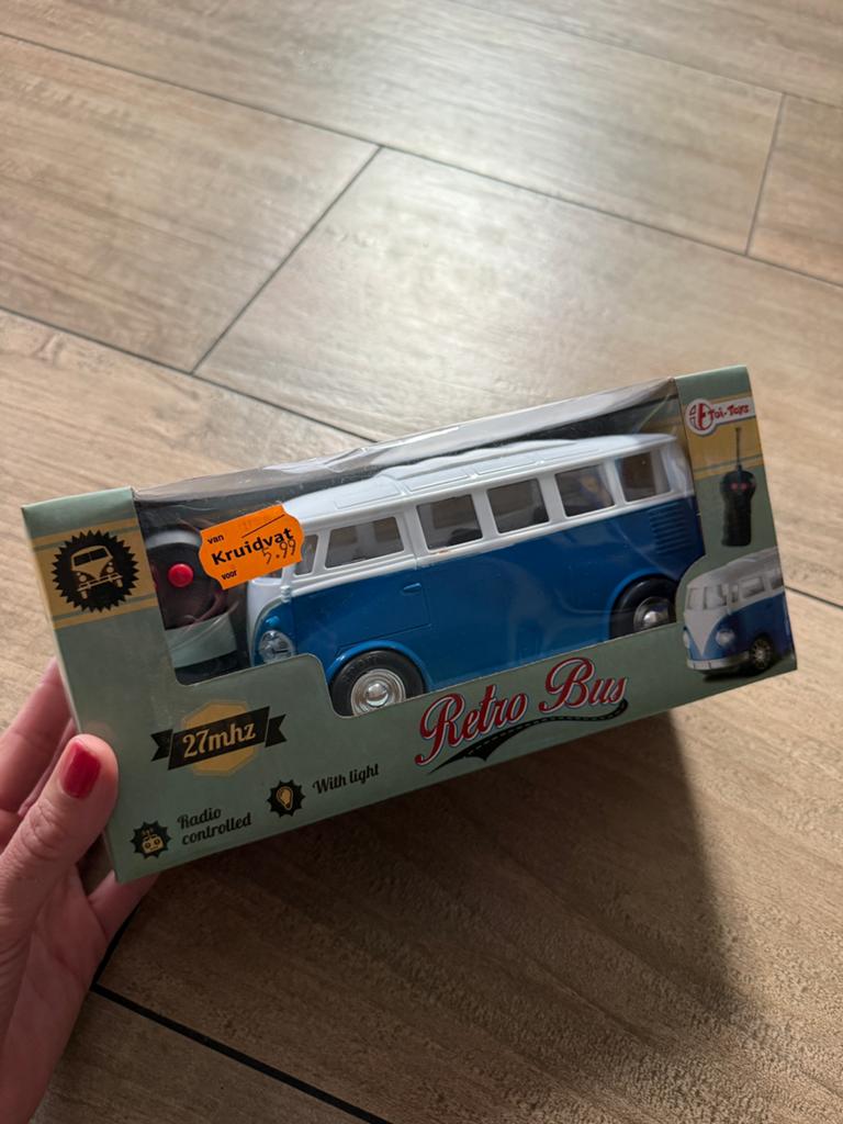 Retro VW bus - nieuw, Elektro, Nieuw, Ophalen of Verzenden, Auto onroad