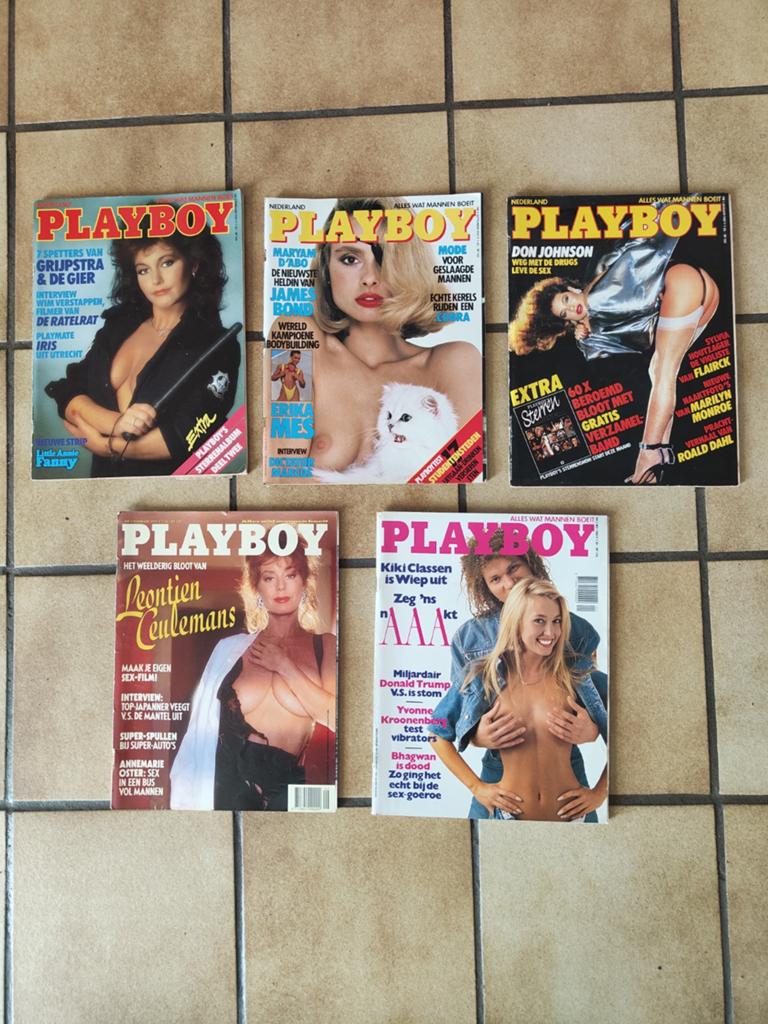 Playboy magazines - Jaren '80 en '90 collectie, Ophalen of Verzenden, Gelezen, Overige typen