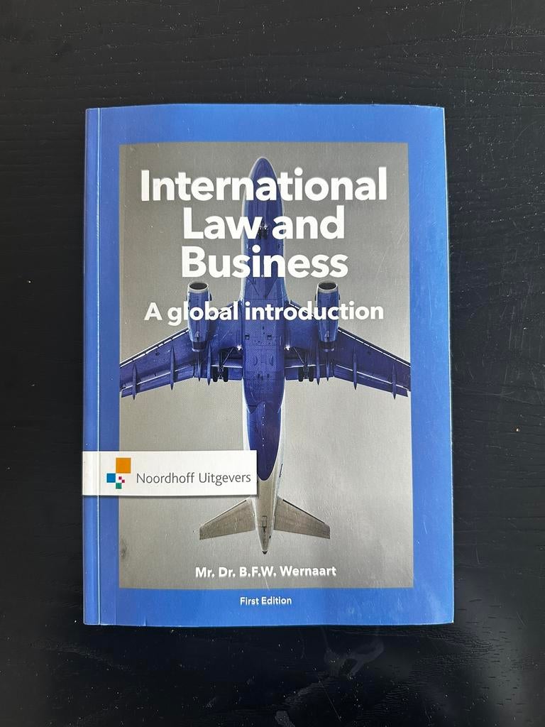 International Law and Business a global introduction 1st ed, Ophalen of Verzenden, Zo goed als nieuw, Economie en Marketing