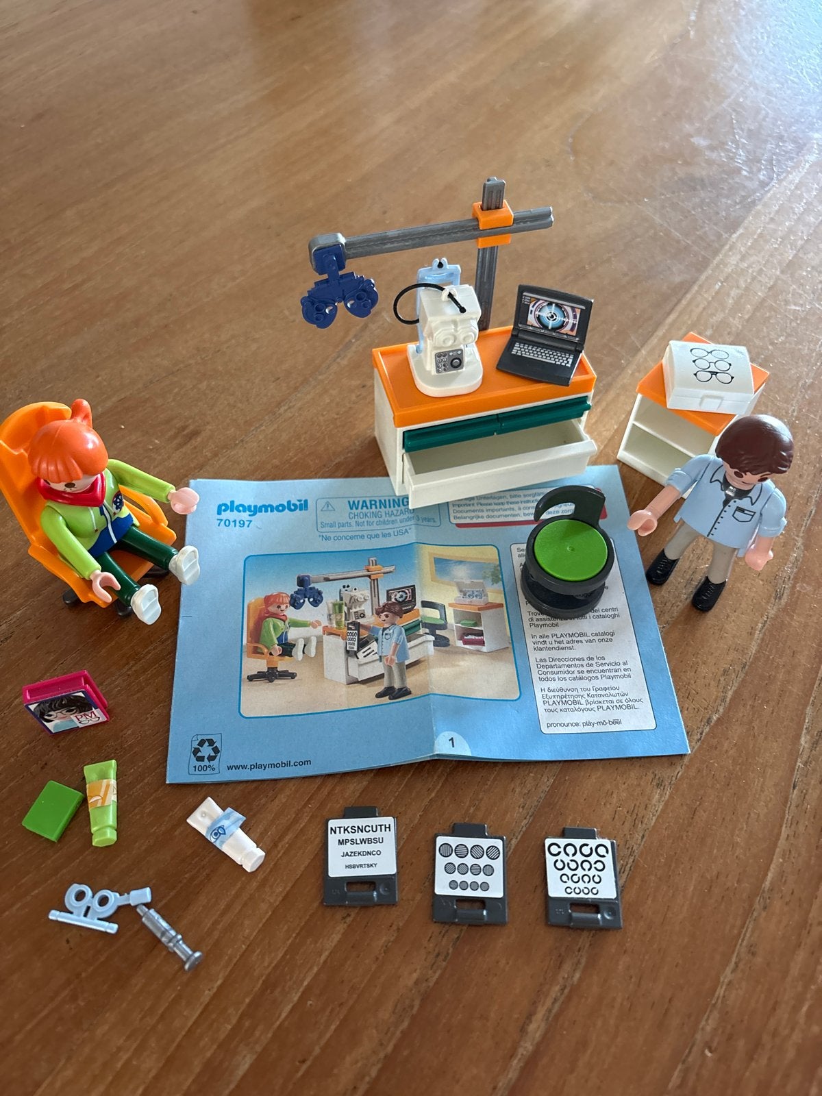 Playmobil 70197 Oogarts Praktijk, Kinderen en Baby's, Speelgoed | Playmobil, Ophalen, Zo goed als nieuw