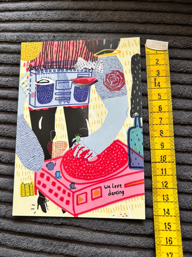 27. Kaart illustr PVDA Pickup Muziek, Ophalen of Verzenden, Ongelopen