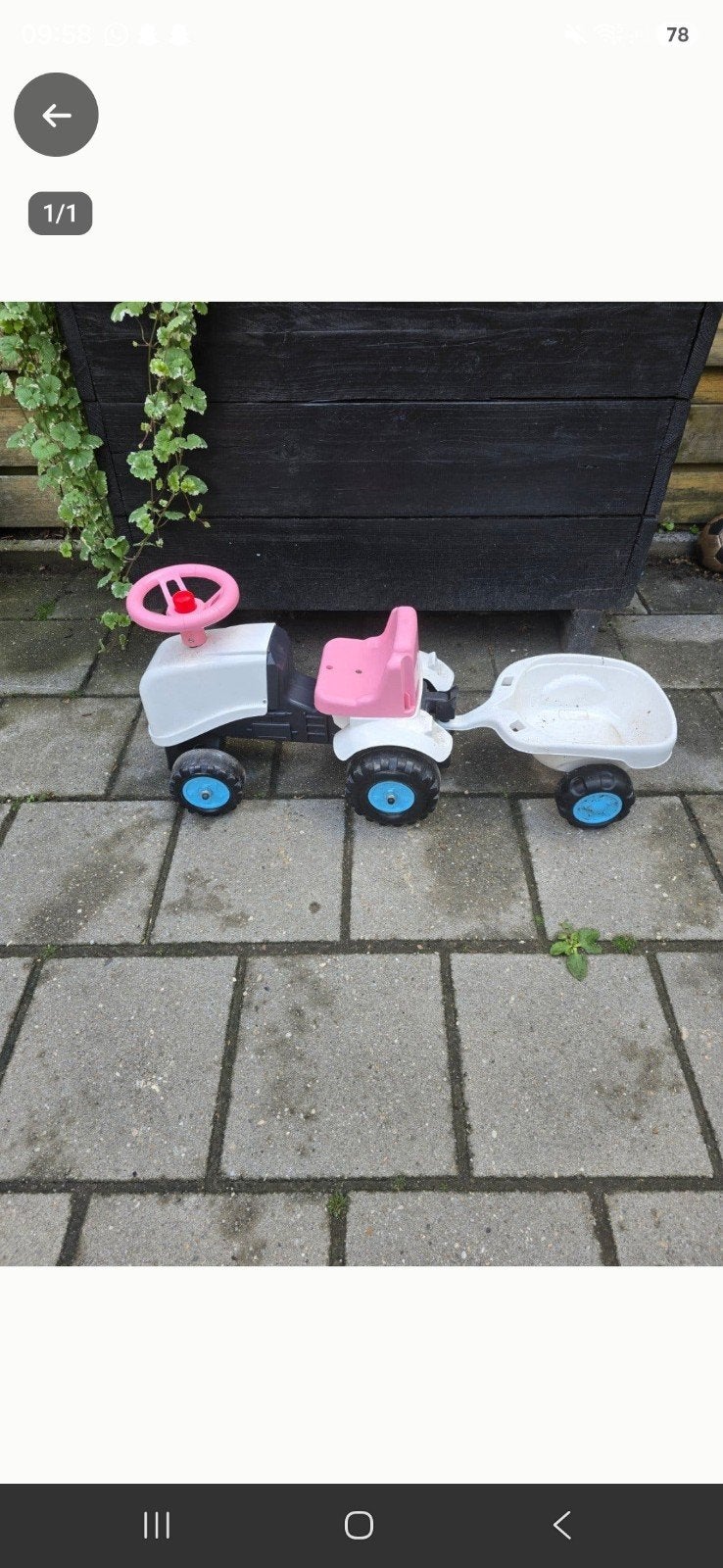 mooi kinder tracker, Ophalen, Zo goed als nieuw