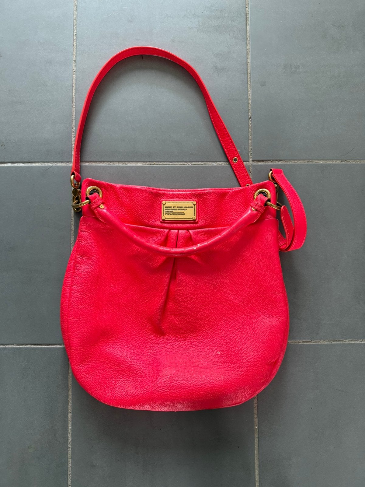 Marc Jacobs hobo tas, Ophalen of Verzenden, Gebruikt, Roze