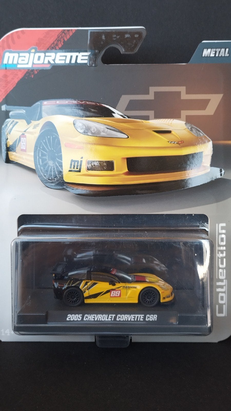 Chevrolet Corvette C6R 3inch Majorette Collection luxe Pol, Auto, Verzenden, ., Nieuw