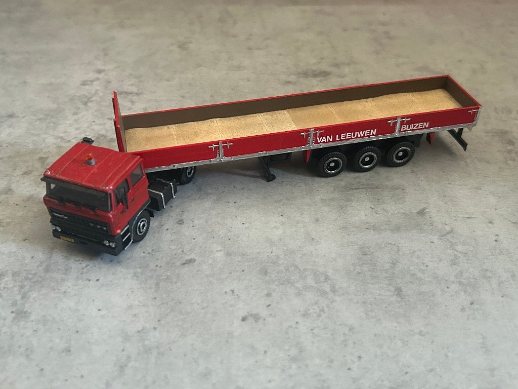 1:87 DAF 3300 Van Leeuwen Buizen transport, Ophalen of Verzenden, Zo goed als nieuw, Bus of Vrachtwagen, Overige merken
