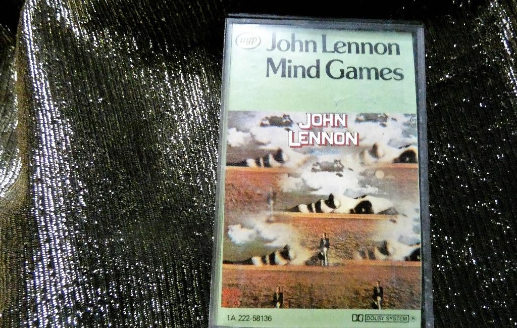 JOHN LENNON (Beatles) MIND GAMES 1980 MC, Ophalen, Gebruikt, Pop, 1 bandje