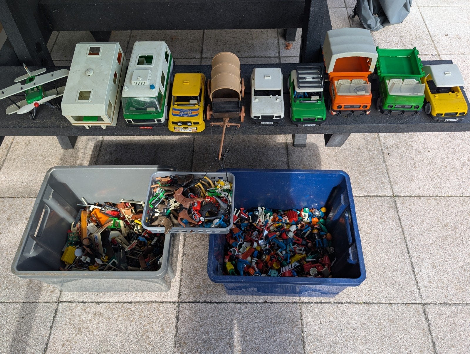 Grote partij Playmobil: voertuigen, figuren en accessoires, Kinderen en Baby's, Speelgoed | Playmobil, Ophalen of Verzenden, Gebruikt