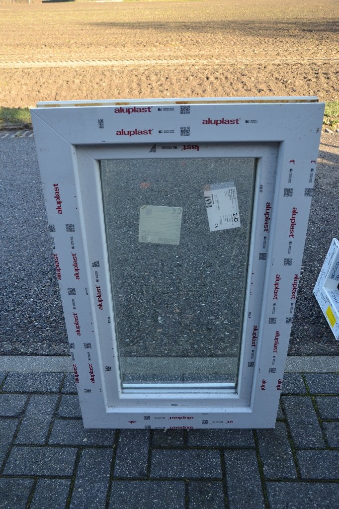 Aluplast Kunststof draairaam 59,5 x 97 cm, Kunststof, Raamkozijn, Nieuw, Minder dan 75 cm