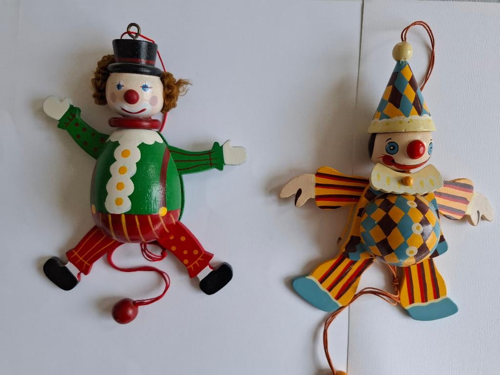 houten trekpoppen, Ophalen of Verzenden, Nieuw, Duw- of Trekspeelgoed