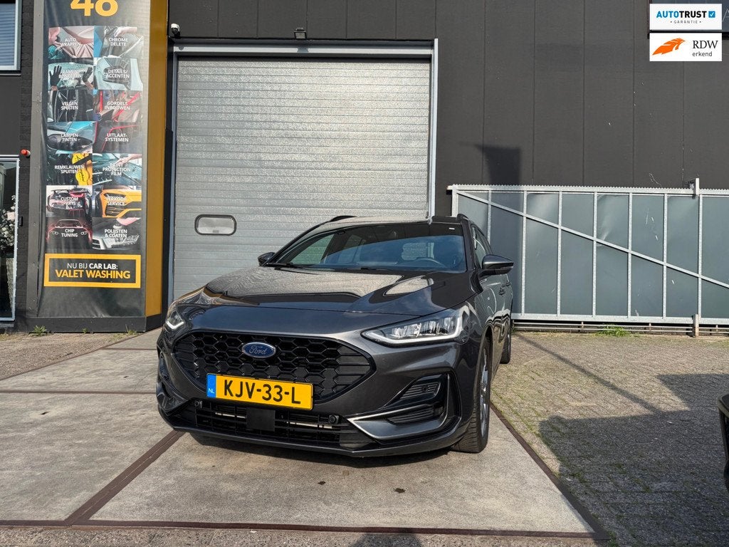 Ford Focus Wagon 1.0 EcoBoost Hybrid ST Line X | Fabrieksgar, Auto's, Ford, Bedrijf, Te koop, Focus, ABS, Achteruitrijcamera, Adaptive Cruise Control