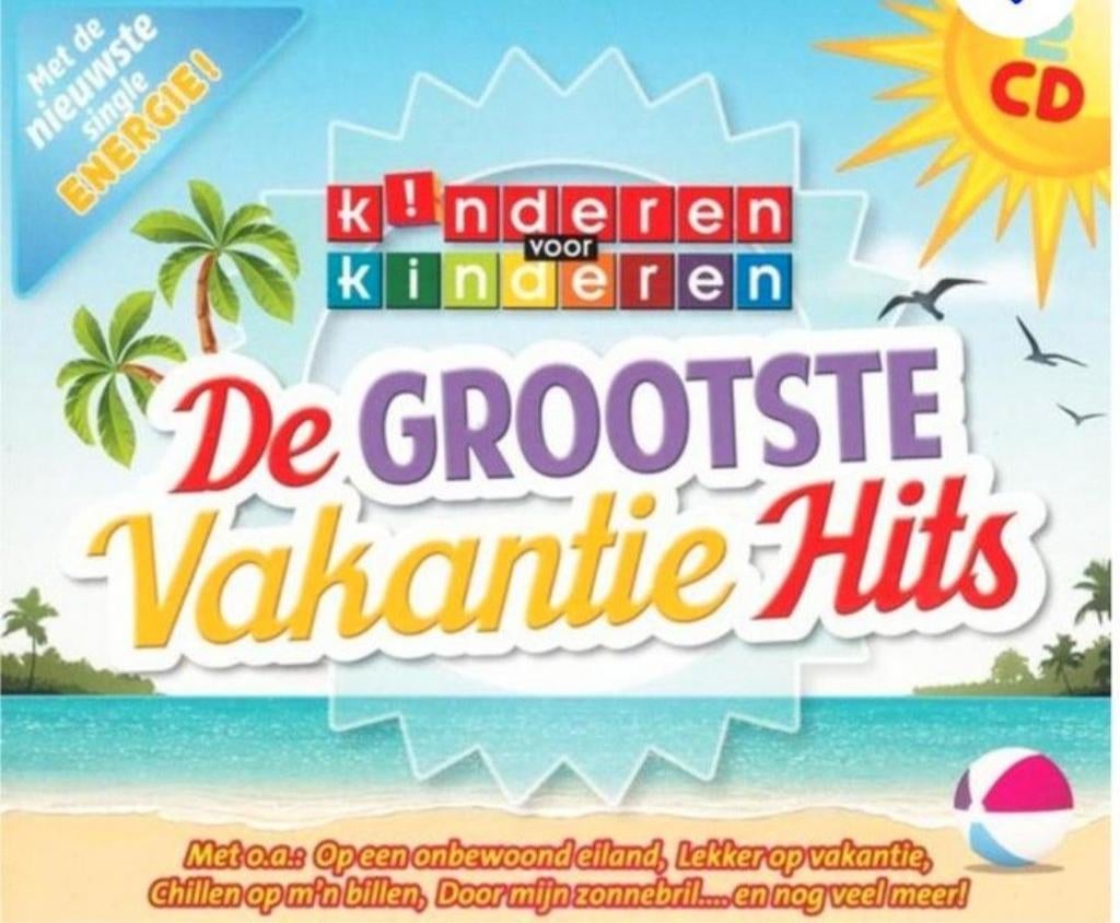 De grootste vakantie hits van Kinderen voor Kinderen, Cd's en Dvd's, Cd's | Kinderen en Jeugd, Zo goed als nieuw, Ophalen of Verzenden