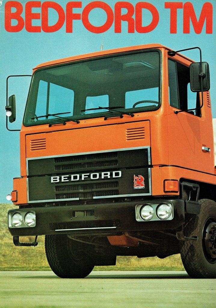 Folder Bedford TM (vrachtwagen - ca.1976), Verzenden, Gelezen, Overige merken