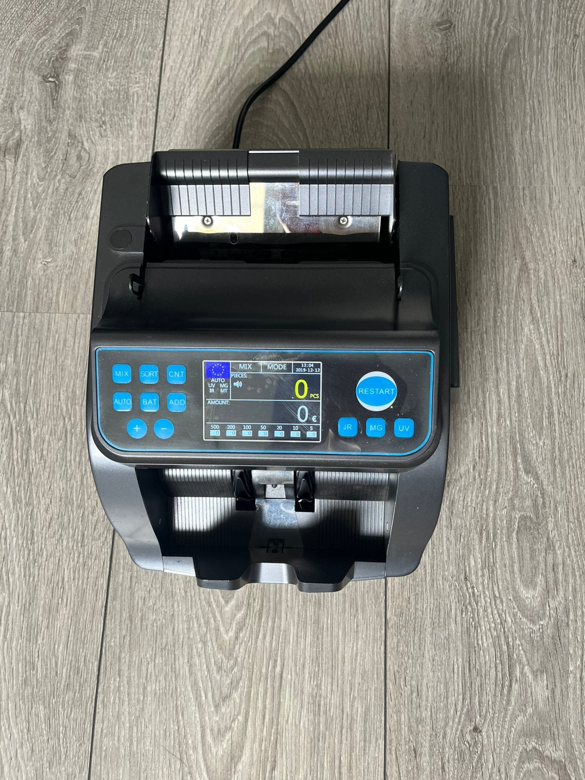Geldtel machine, Ophalen, Sorteermachine of Telmachine