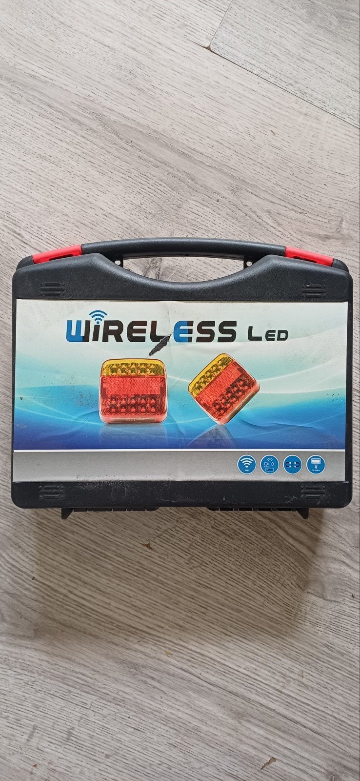 Draadloze LED Aanhanger Verlichting 12V/24V USB Oplaadbaar, Ophalen, Nieuw