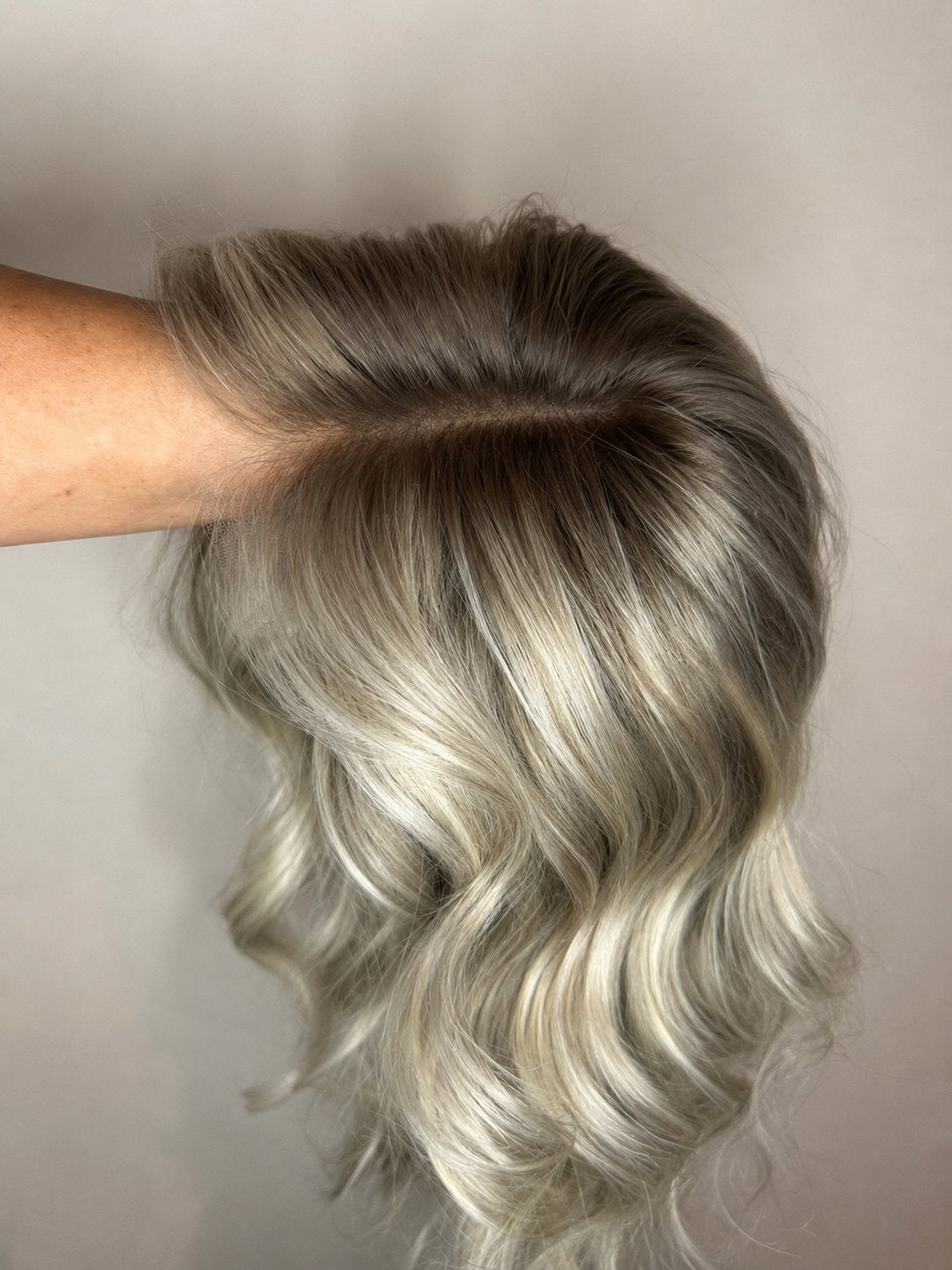 Haartopper full lace wig haarwerk pruik, Ophalen of Verzenden, Zo goed als nieuw, Pruik of Haarverlenging