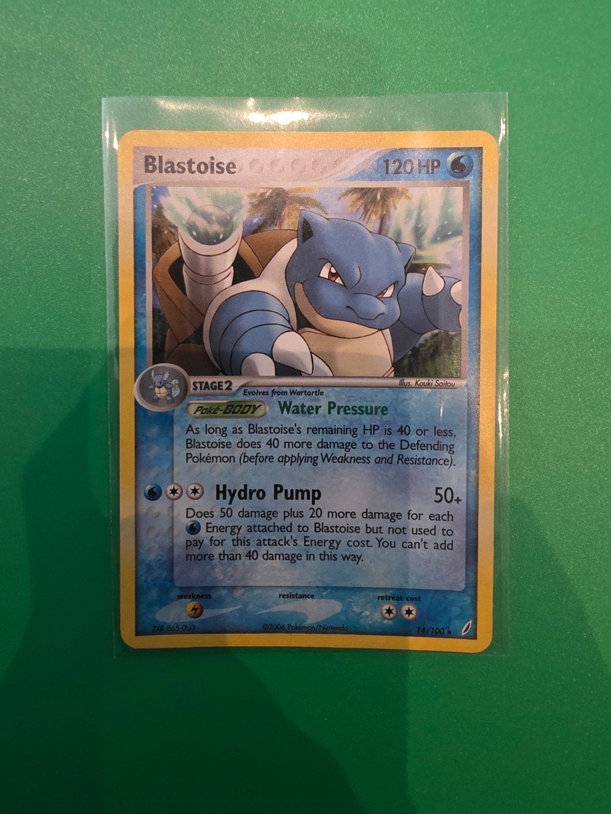 Blastoise 14/100 Holo, Ophalen of Verzenden