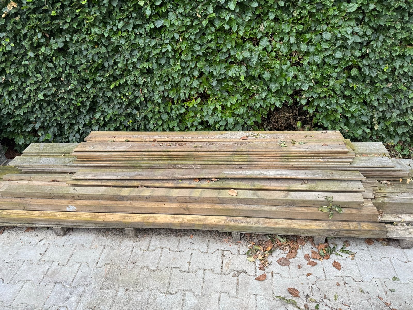 Gebruikte houten planken en balken, Gebruikt, 25 tot 50 mm, Grenen, 200 tot 250 cm
