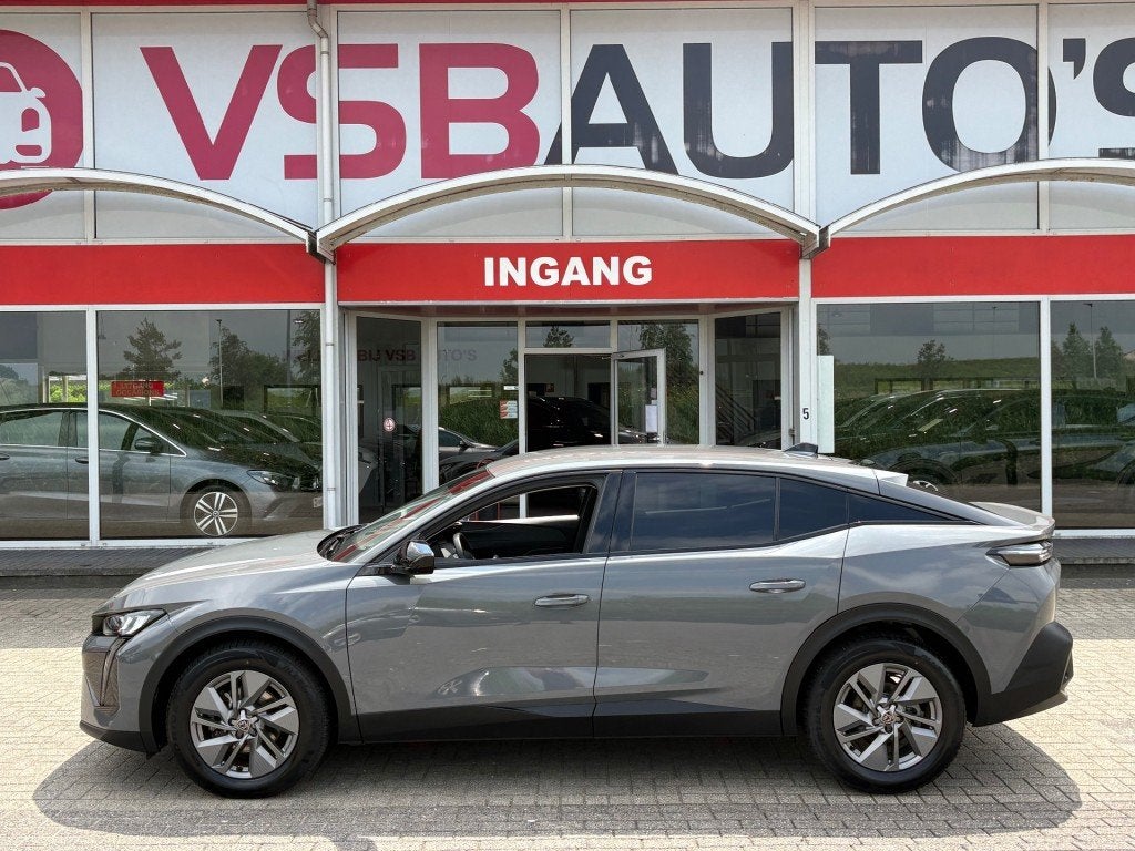 Peugeot 408 1.2 HYBRID AUT. 136PK ALLURE NARDO-GREY LED NAVI, Automaat, 136 pk, Gebruikt, Huisgarantie