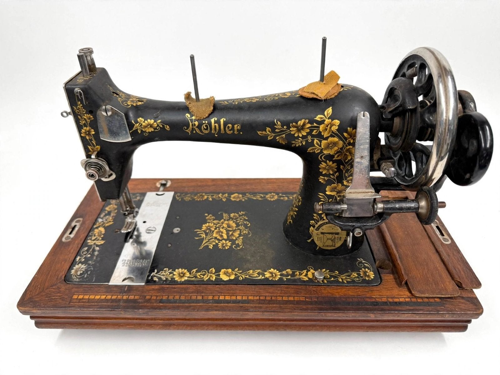 Antieke Köhler Naaimachine - Verzamelobject met Handleiding, Ophalen