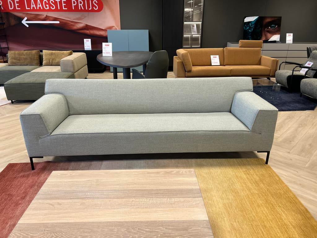 Designonstock 4-zitsbank Bloq, Ophalen, 75 tot 100 cm, Zo goed als nieuw, Rechte bank