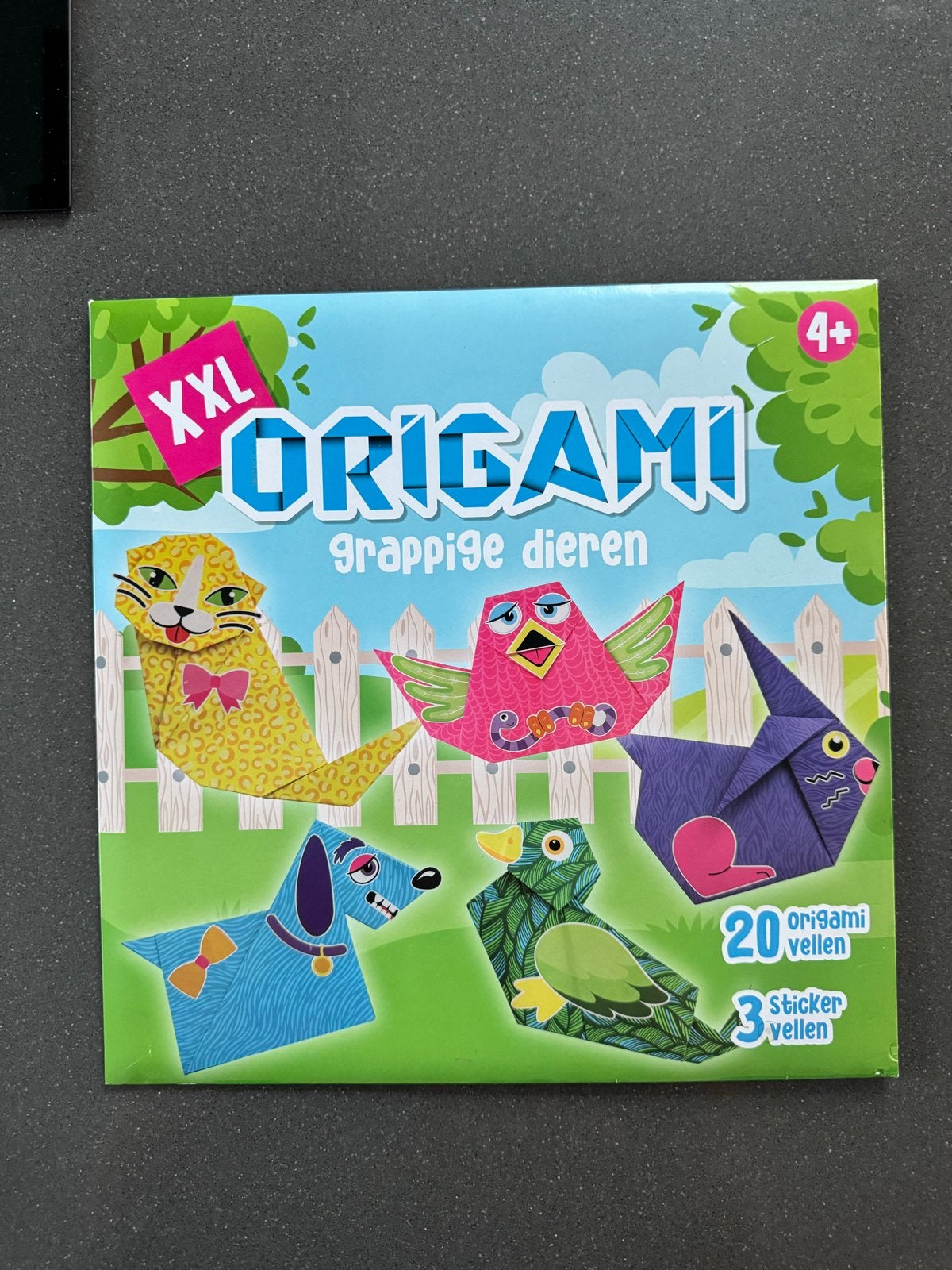 XXL Origami Grappige Dieren Knutselset, Dieren, Nieuw, Meerkleurig, Ophalen of Verzenden