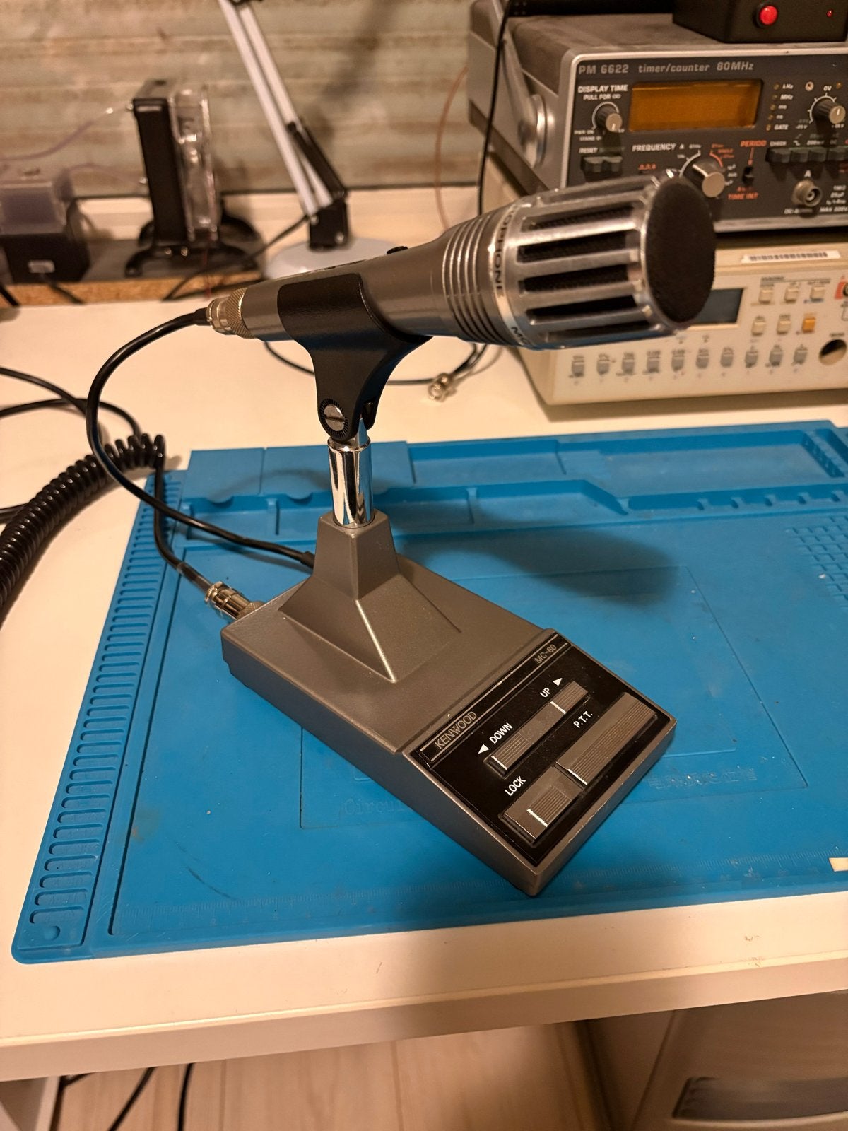 Kenwood MC-60 Desk Microfoon voor Ham Radio, Ophalen, Gebruikt
