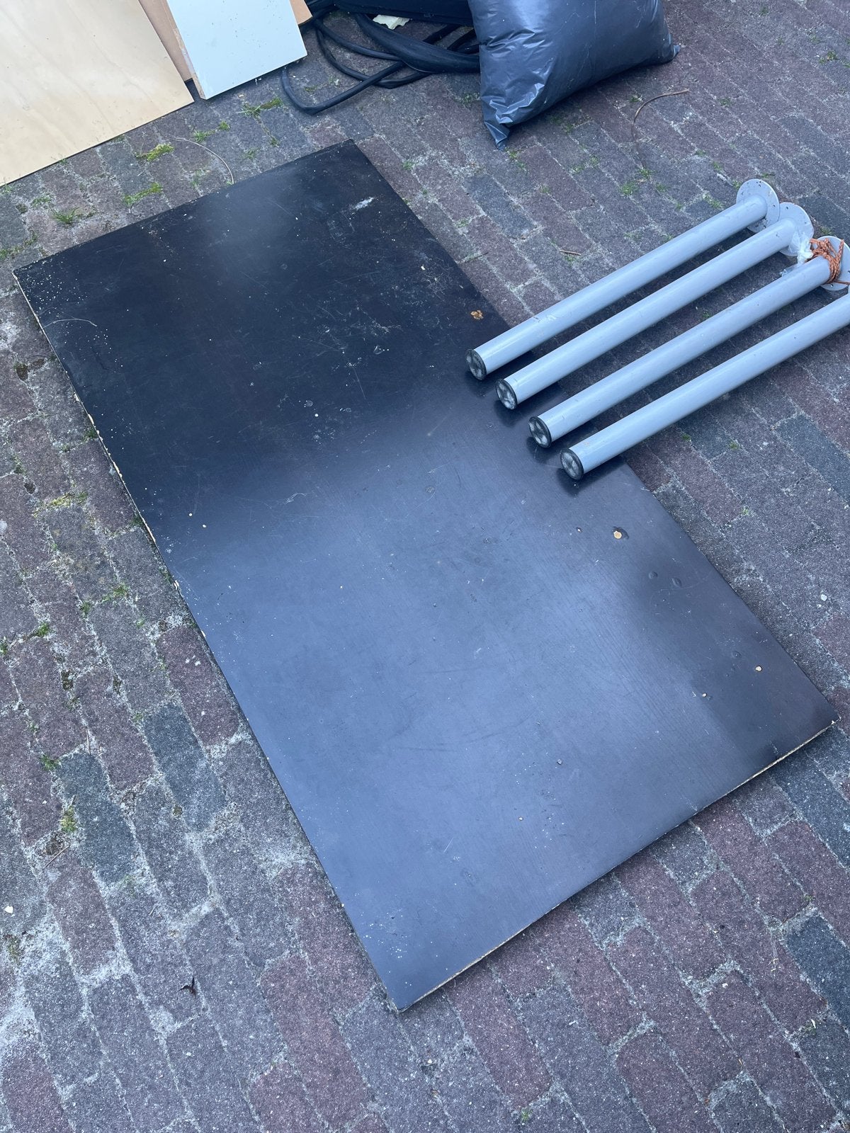 Gebruikte IKEA Vika Amon tafel met poten, Huis en Inrichting, Tafels | Salontafels, Ophalen, Kunststof, Gebruikt, 100 tot 150 cm