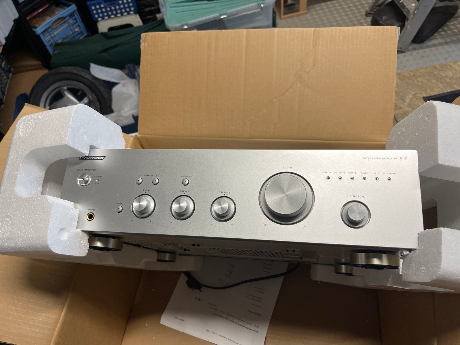 Pioneer A-10-S Geïntegreerde Versterker - Zo goed als nieuw, Ophalen, Zo goed als nieuw, Pioneer, Minder dan 60 watt